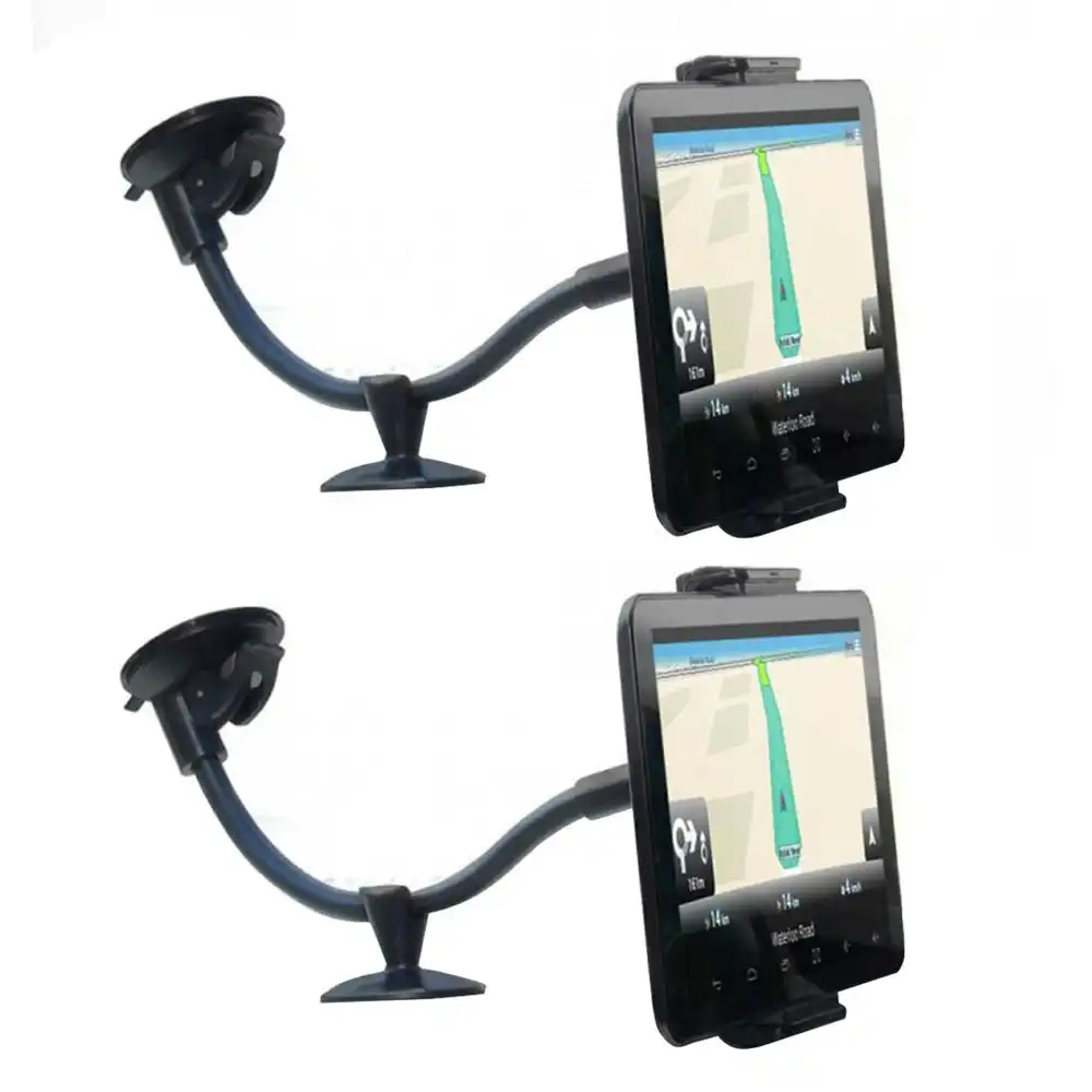 2PK Laser Universal Car Holder Windshield Handsfree Mount for Smartphones/GPS