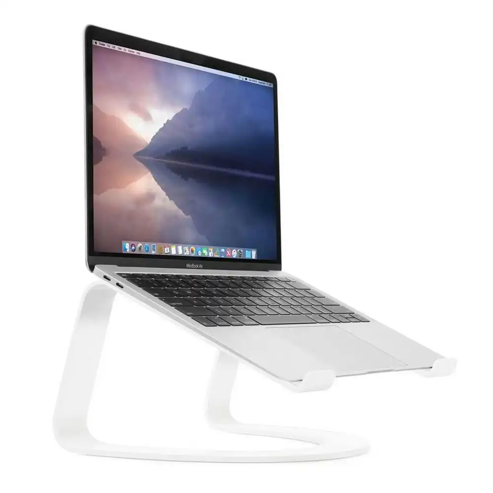 Twelve South Curve SE Aluminium Stand Holder/Mount for Apple MacBook/Laptop WHT