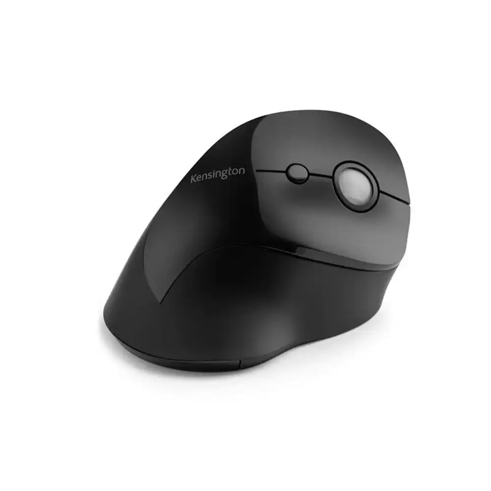 Kensington Pro Fit Ergo Vertical 6 Buttons Universal USB Wireless Mouse Black