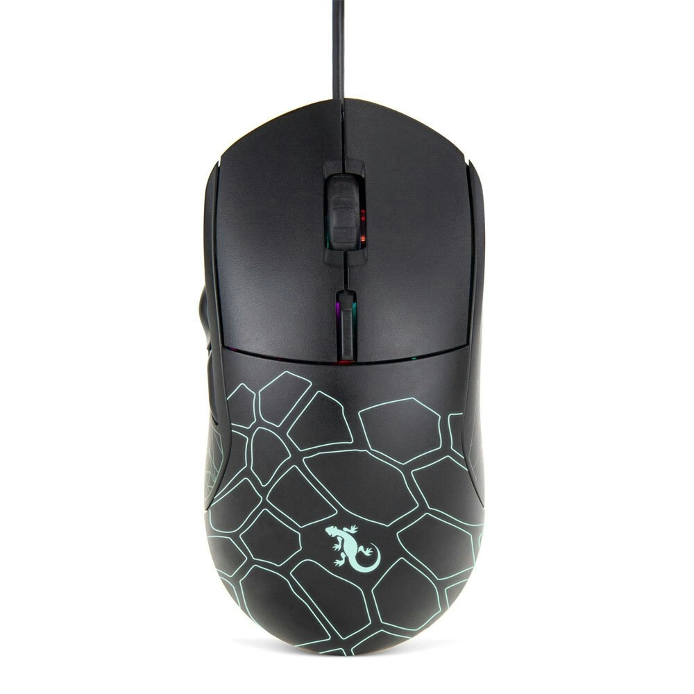 Gecko Wired USB Optical Gaming Mouse w/ Switching DPI/Coloured LED for PC/Laptop