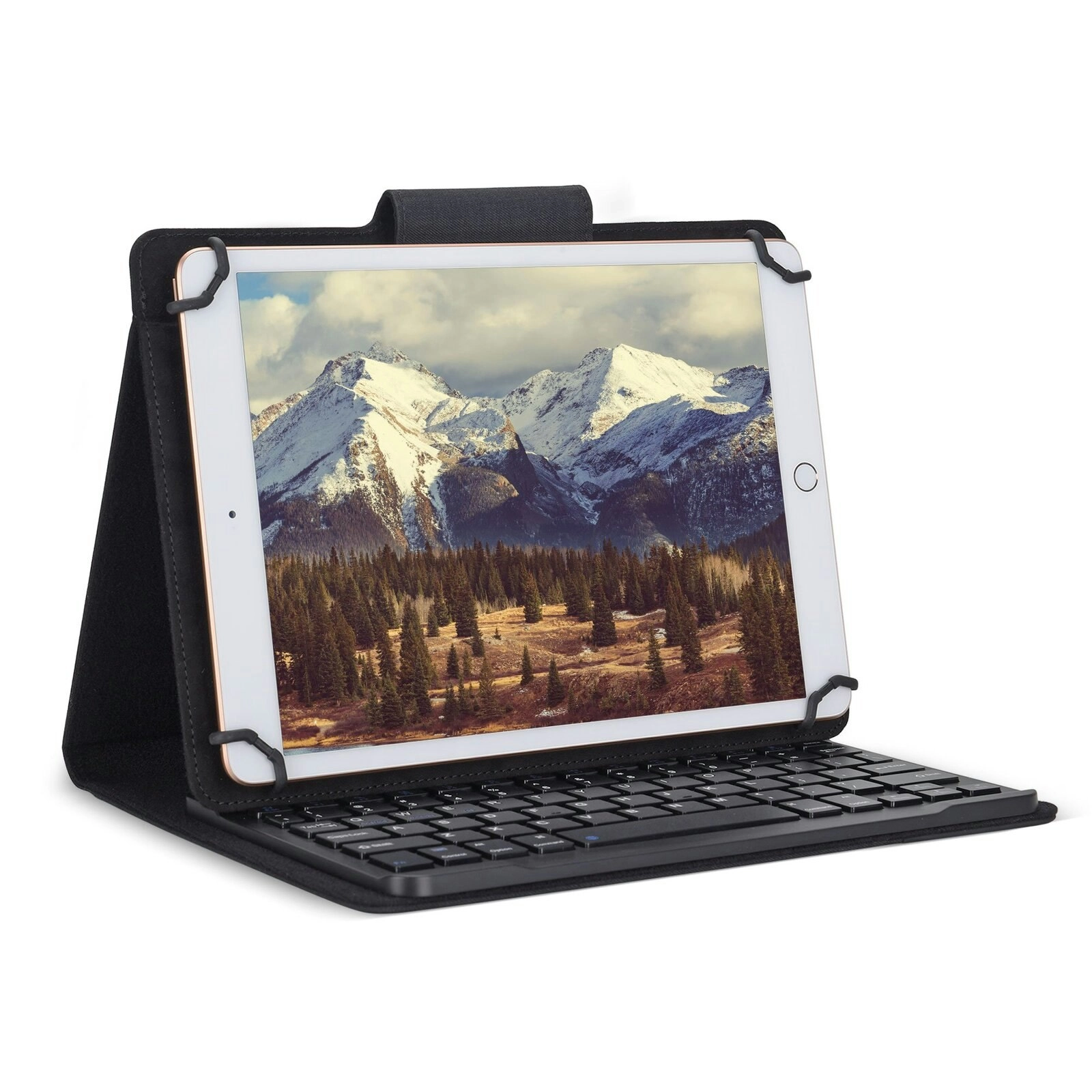 Bonelk Universal Keyboard Folio Case Magnetic Clasp Cover for 9"-11" Tablets BK