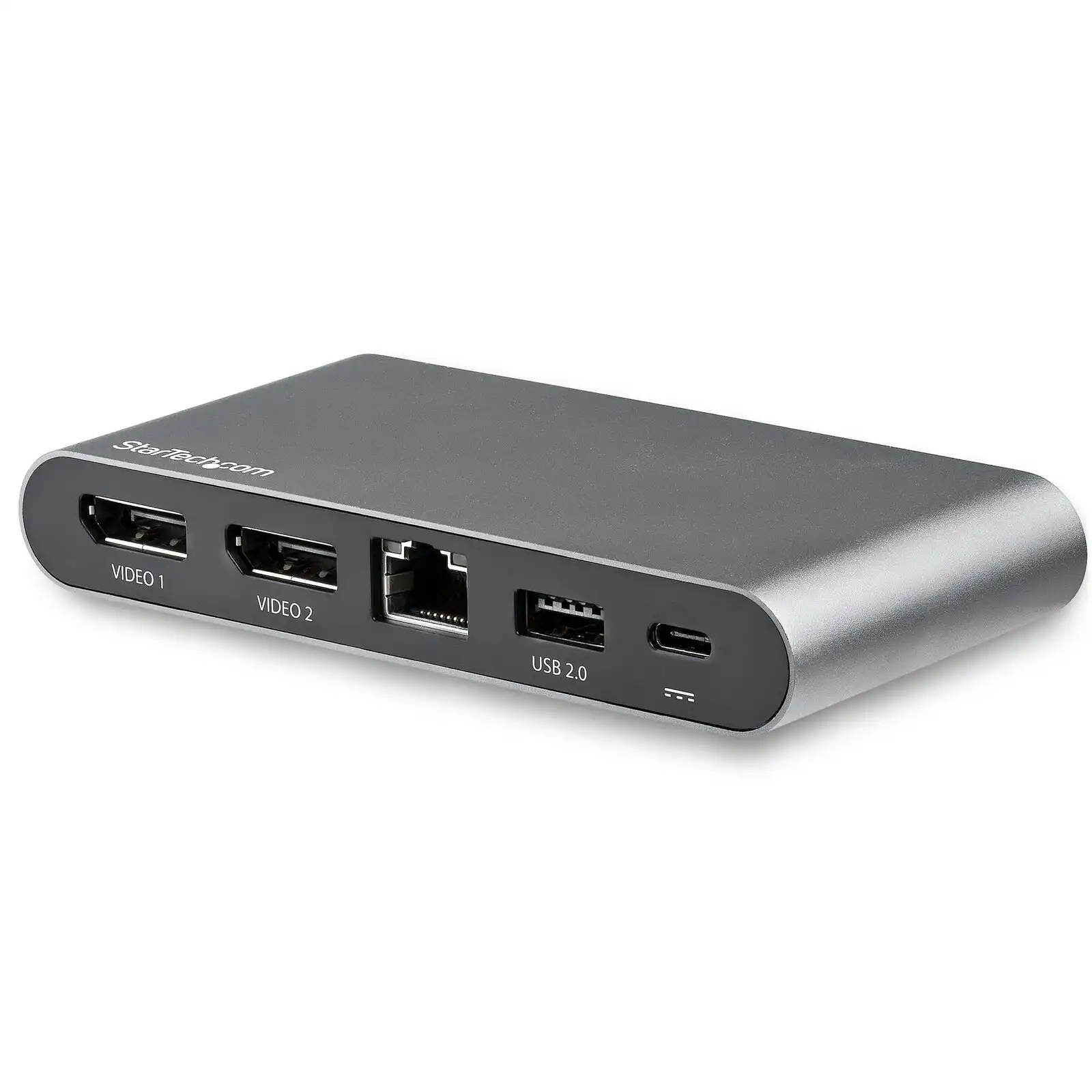 Star Tech USB-C to 4K Dual Display HDMI Adapter w/ 100W Power Dock for Laptop
