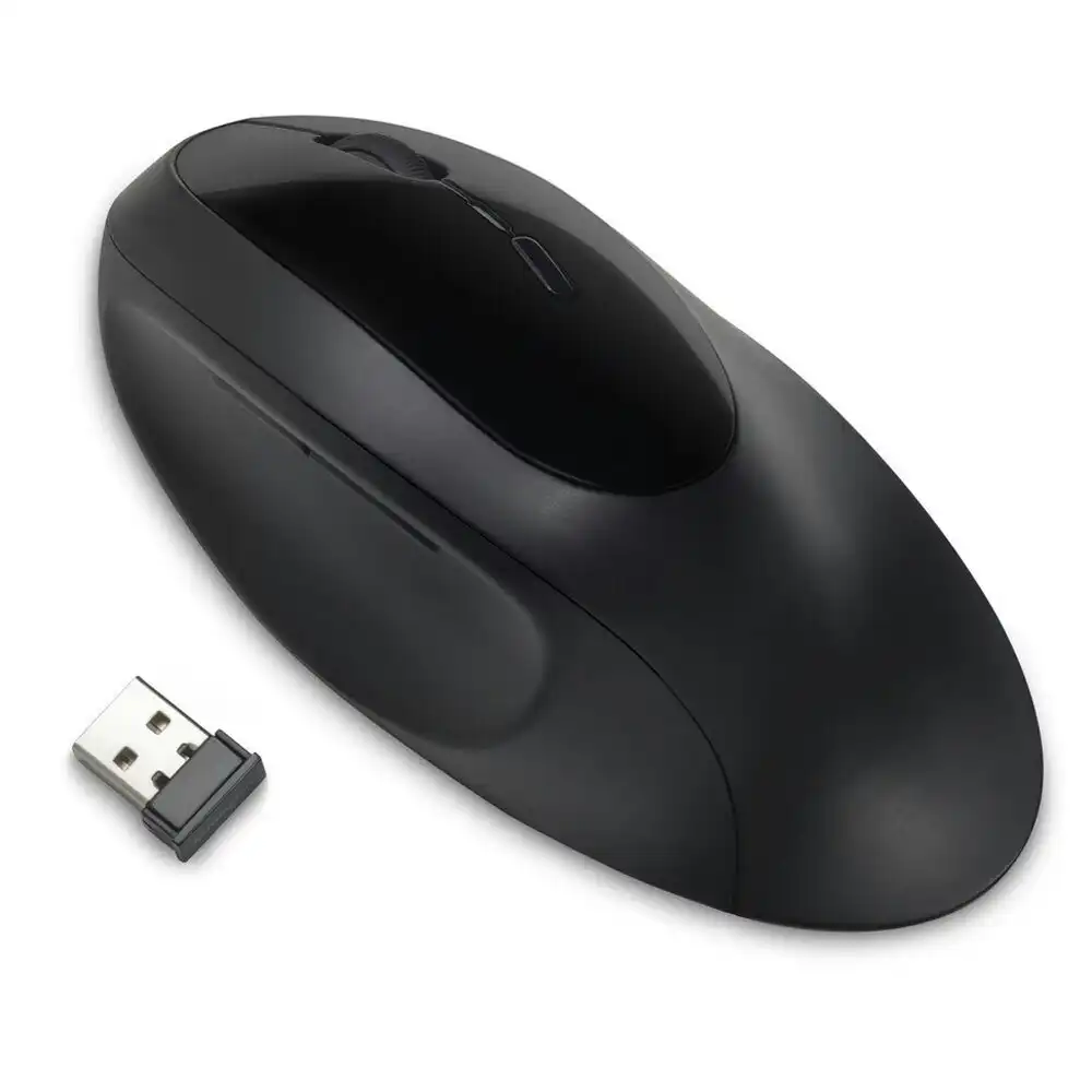 Kensington Dual Wireless Bluetooth Ergonomic Mouse 1600DPI for PC/Laptop Black