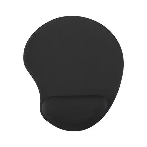 Brateck Black 24cm Cloth/Gel Mouse Pad Computer/Office/Desktop/Home Ergonomic