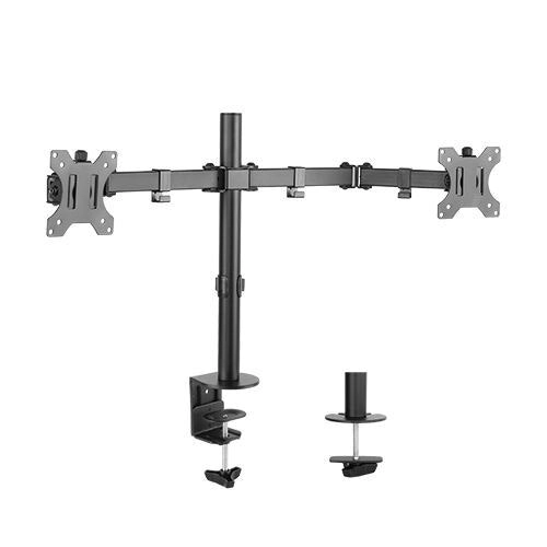 Brateck 91.3cm Dual 13’’-32’’ Screens Monitor Arm Double Joint Steel Economical