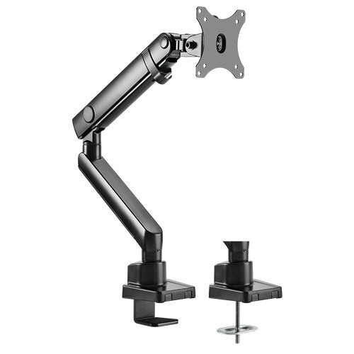 Brateck Single 17"-32" Screen Monitor Arm Mount Aluminium Slim Mechanical Spring