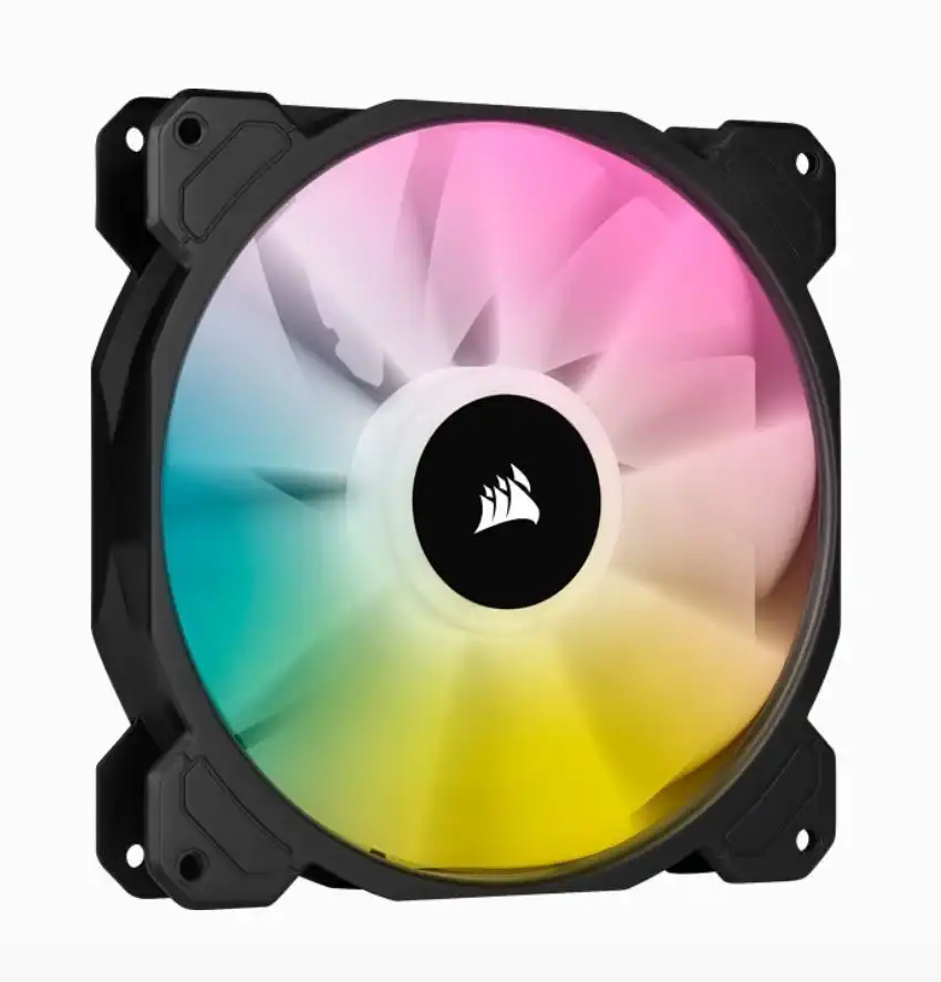 Corsair iCUE SP140 RGB ELITE 140mm RGB Fan with AirGuide for Gaming PC Case BLK