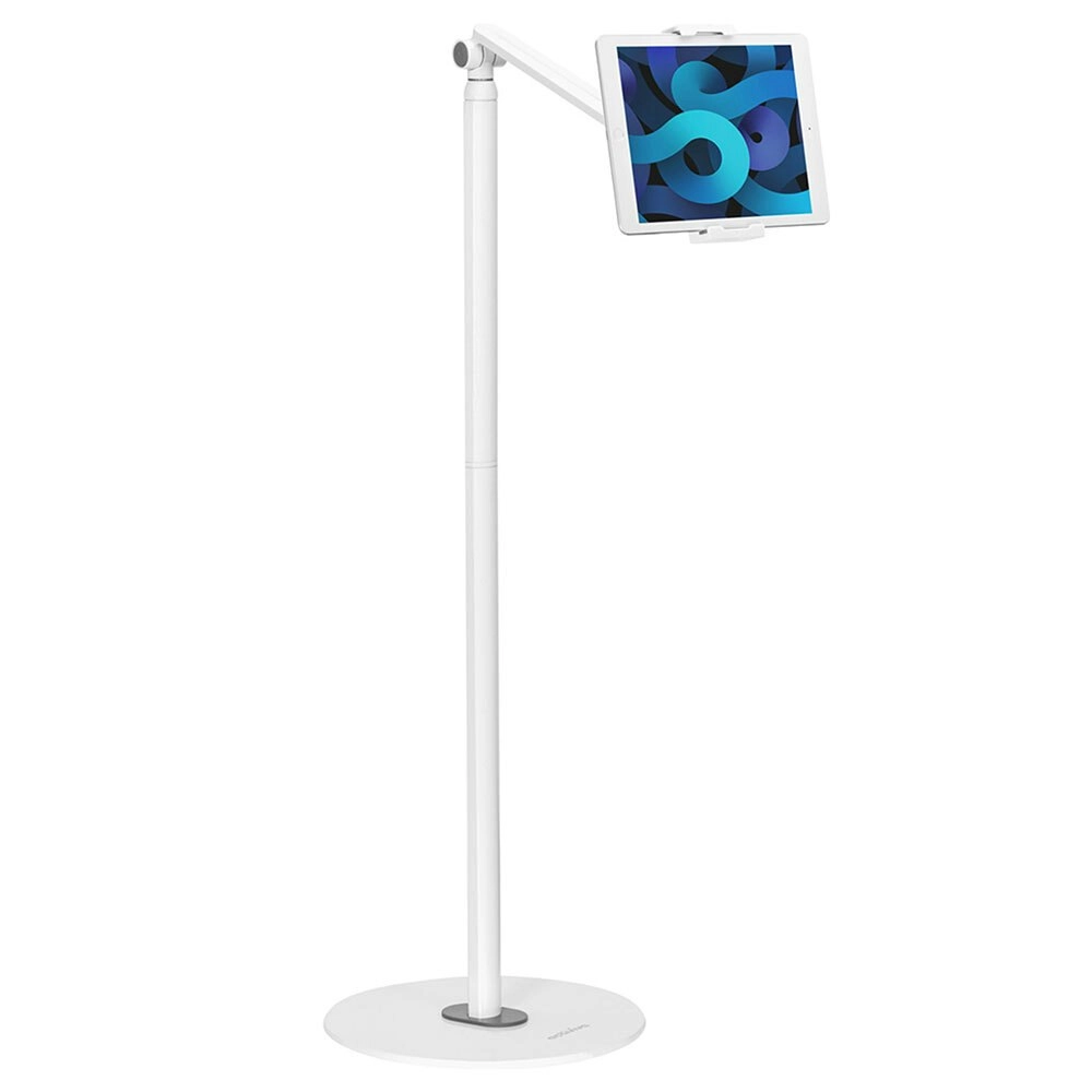 Activiva 136cm Universal iPad & Tablet Floor Stand f/ Tablets 4.7-12.9in White