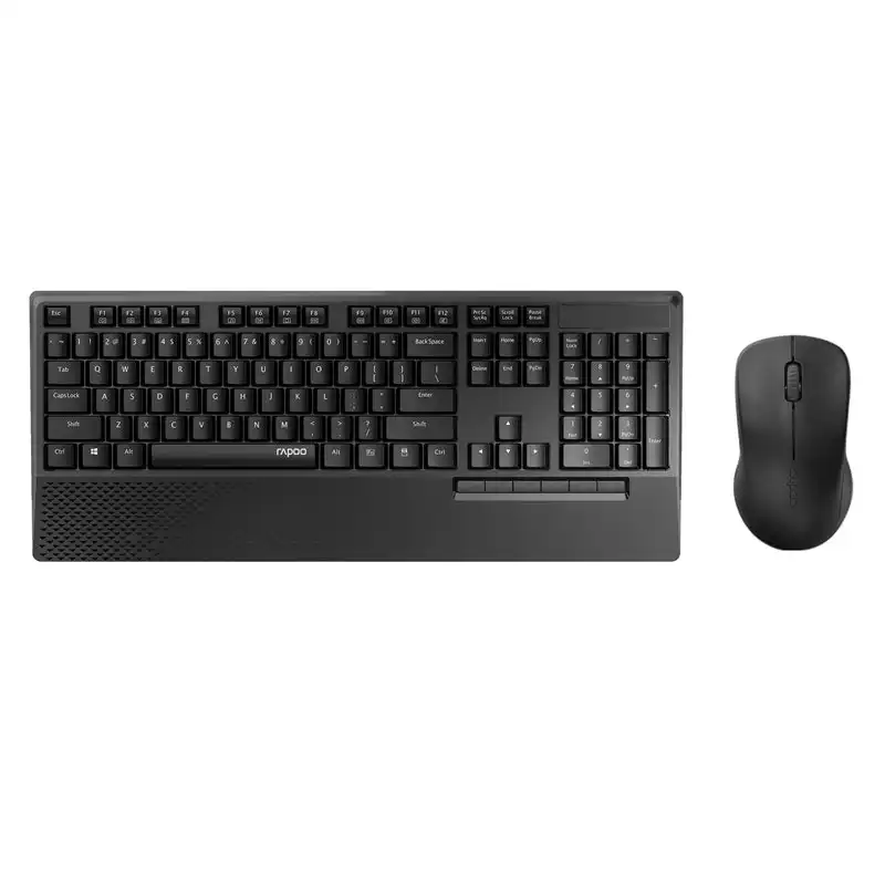 Rapoo X1960 Wireless 2.4GHz Cordless Mouse & Keyboard Combo For PC/Laptop Black
