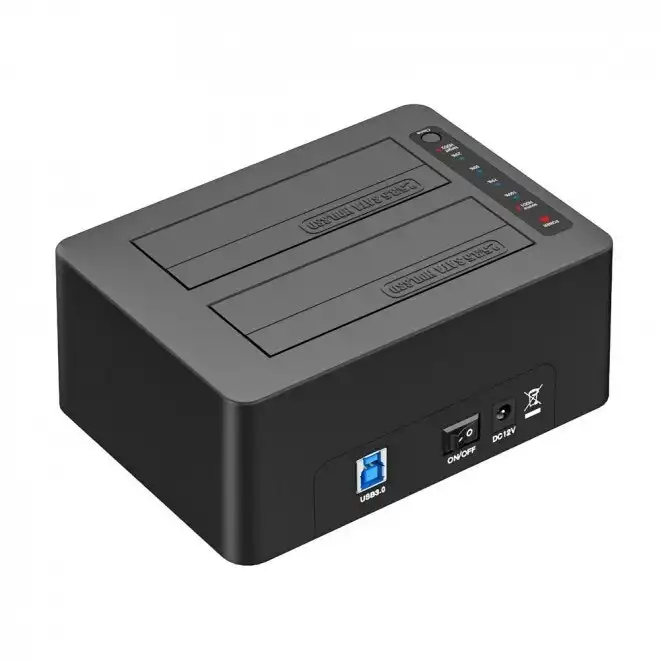Simplecom SD422 Dual Bay USB 3.0 Docking Station Holder For 2.5"/3.5" SATA Drive