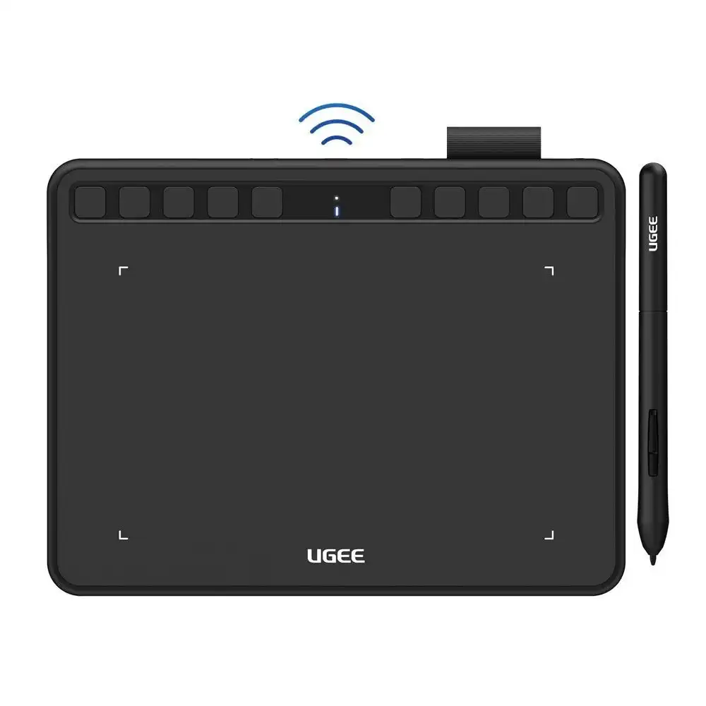 Ugee S1060W Pen Tablet 10x6" Digital Drawing Wireless For Windows/Mac/Chrome OS