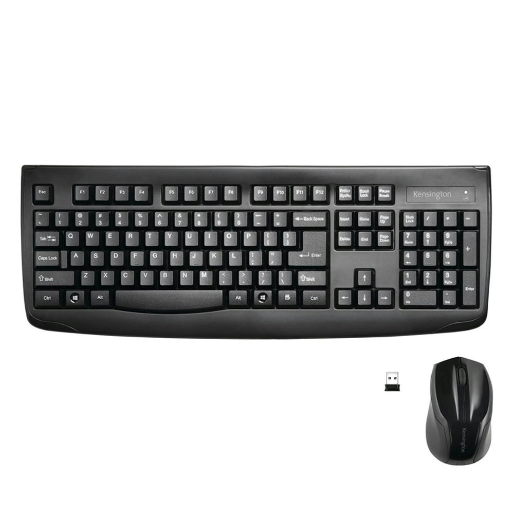 Kensington K72324USA Pro Fit Wireless Mouse Keyboard Desktop Set PC Mac Laptop