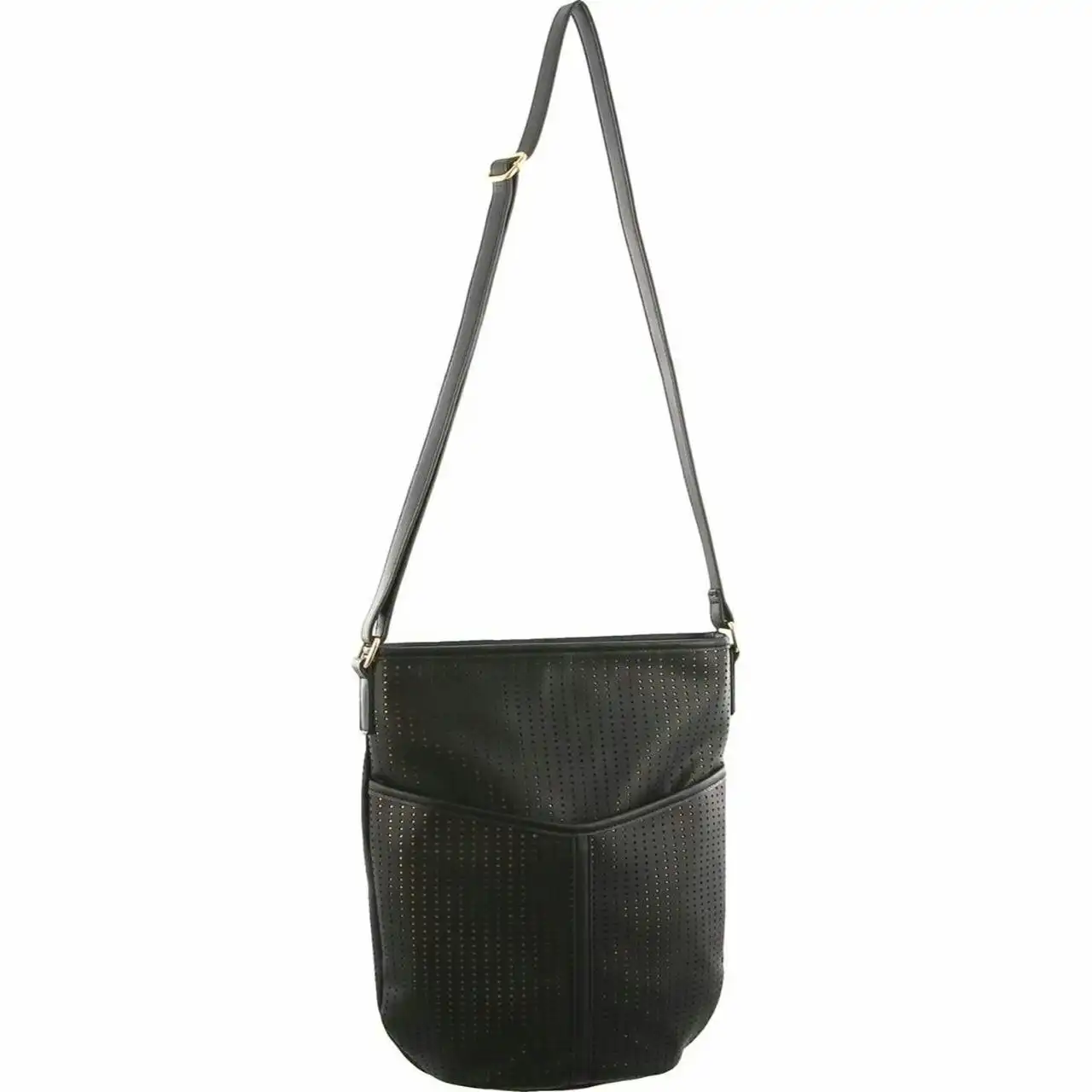 Milleni Fashion Women/Ladies 29cm Crossbody Bag Travel/Work Shoulder Sling Black