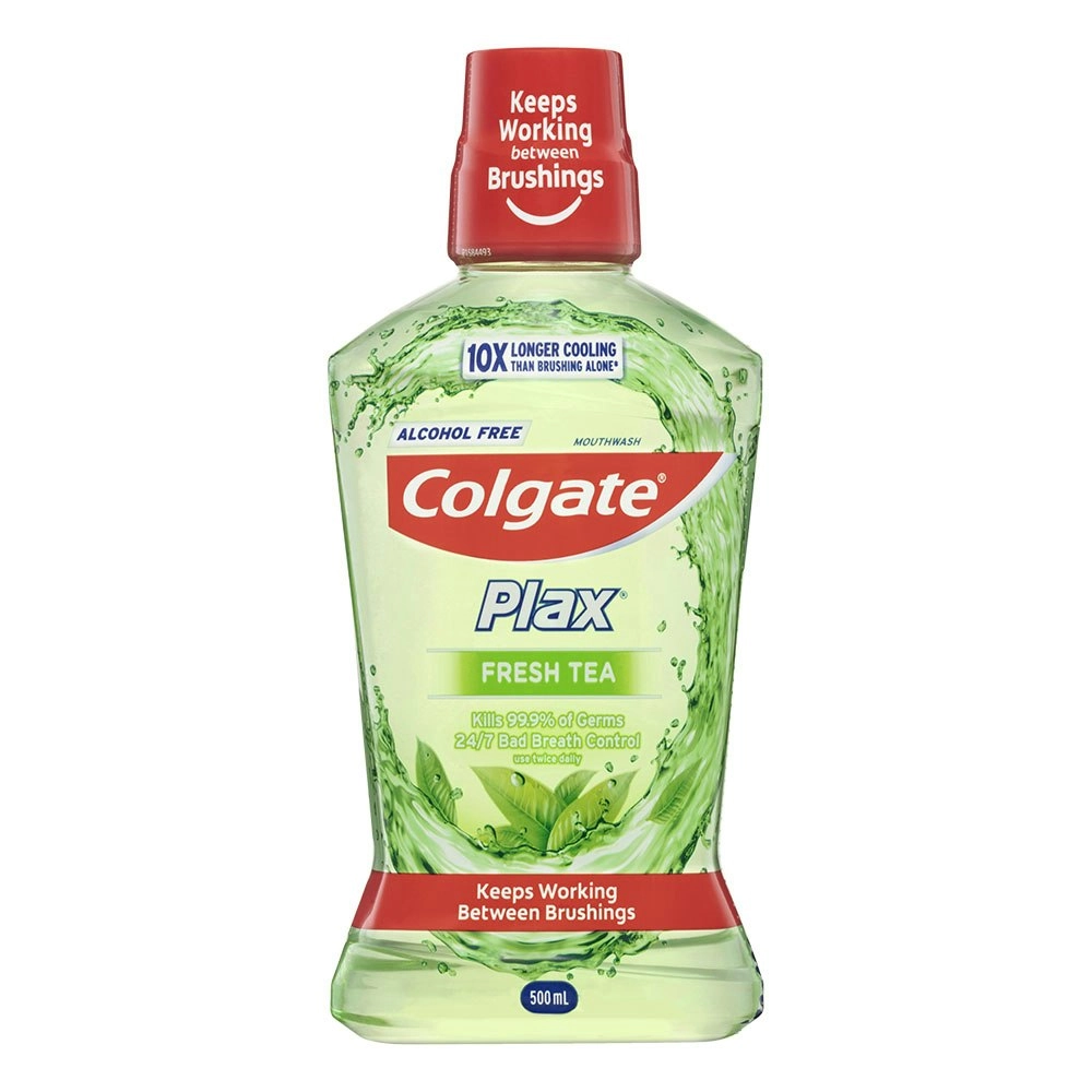 500ml Colgate Plax Mouthwash Fresh Tea Dental/Teeth Hygiene/Cleaning/Care/Health