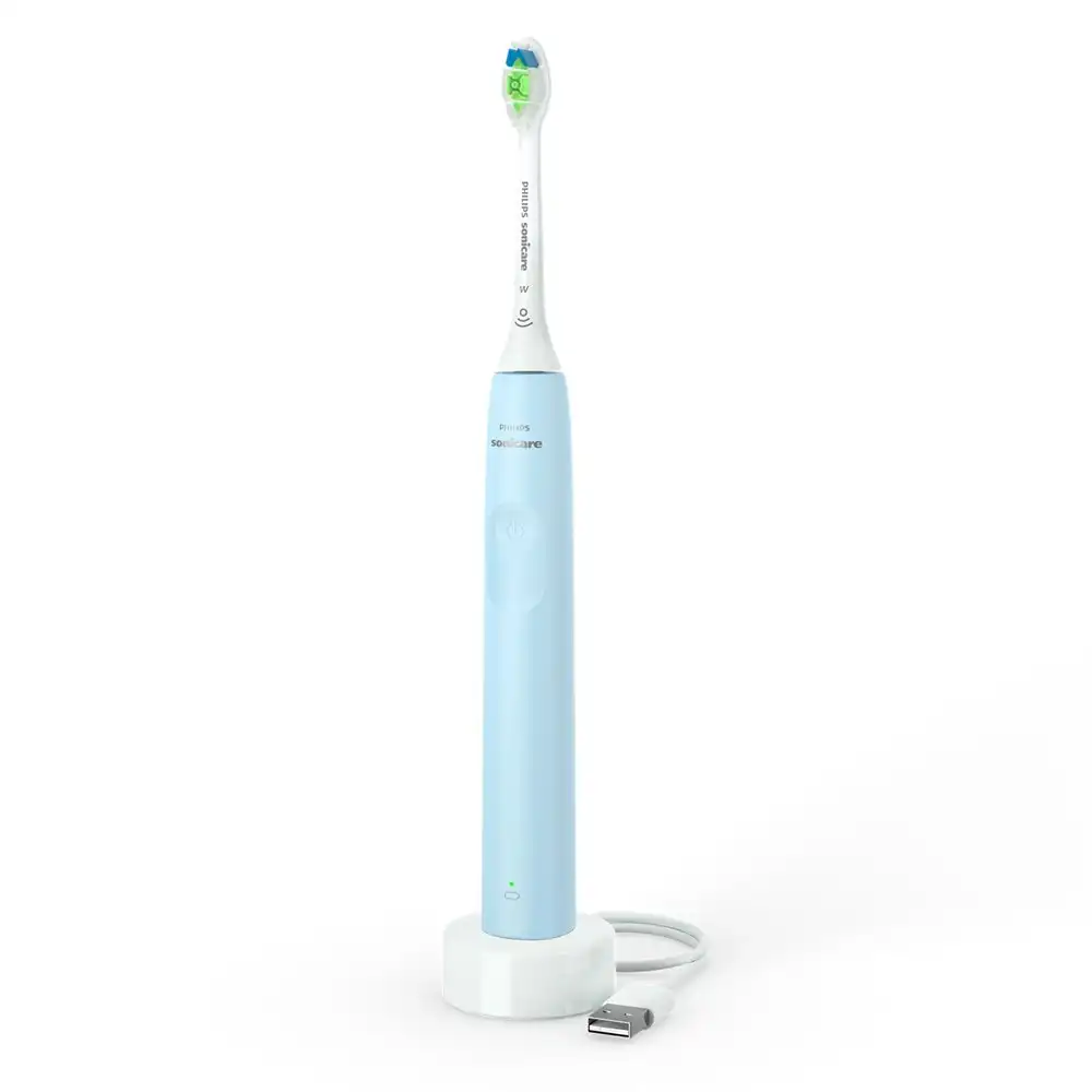 Philips Sonicare 2100 Electric USB Rechargeable Timer Sonic Toothbrush Light BLU