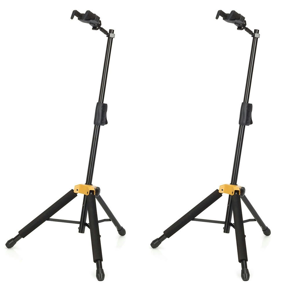 2PK Hercules Single Guitar Stand/Holder Floor Rack Auto Grip w/Foldable Yoke MC6