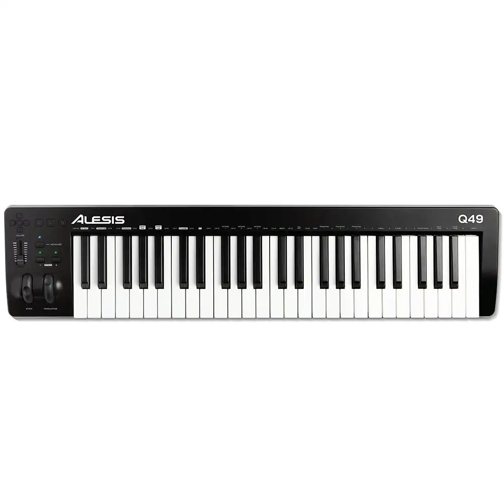 Alesis 49 Electric Keyboard USB/MIDI Controller/Musical Instruments For Mac/PC