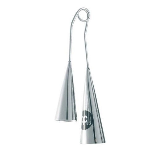 Meinl Percussion Large Handheld A-Go-Go Bell Musical Instrument Chrome Silver