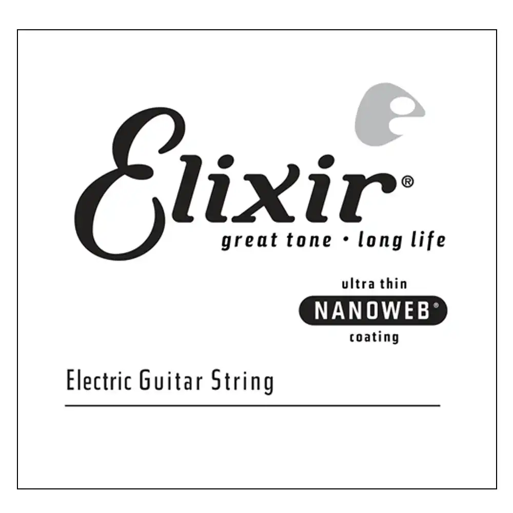 Elixir #15224 Electric Guitar Music Instrument Nano Coating 0.024 Single String