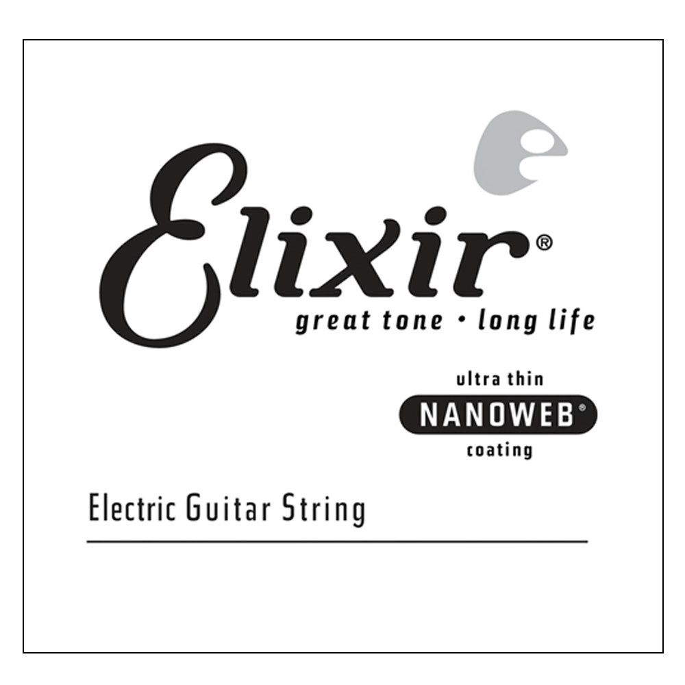 Elixir #15232 Electric Guitar Music Instrument Nano Coating 0.032 Single String