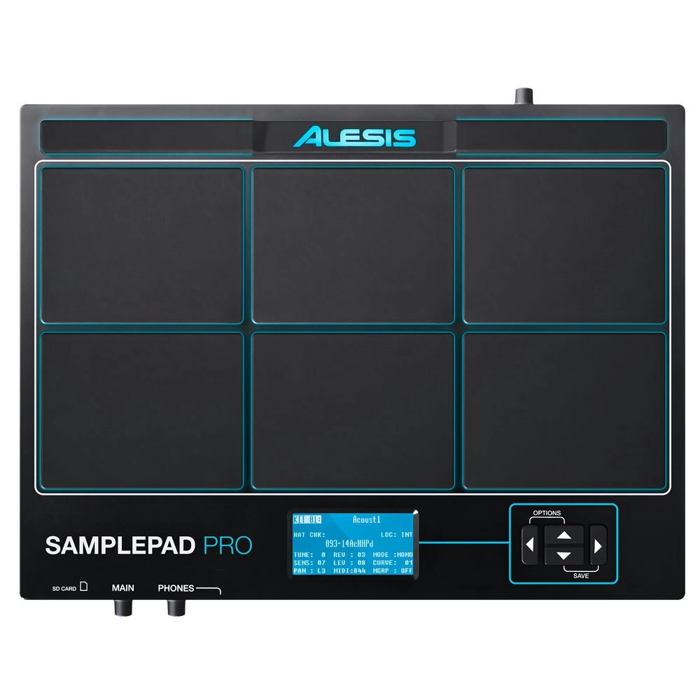 Alesis Sample Pad Pro 8-Pad Percussion/Drum Pad w/ SD Slot Musical Instrument