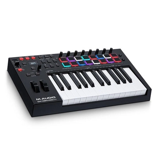 M-Audio Oxygen Pro 25 USB 49cm Keyboard Controller Semi-Weighted 25-Key MIDI BLK