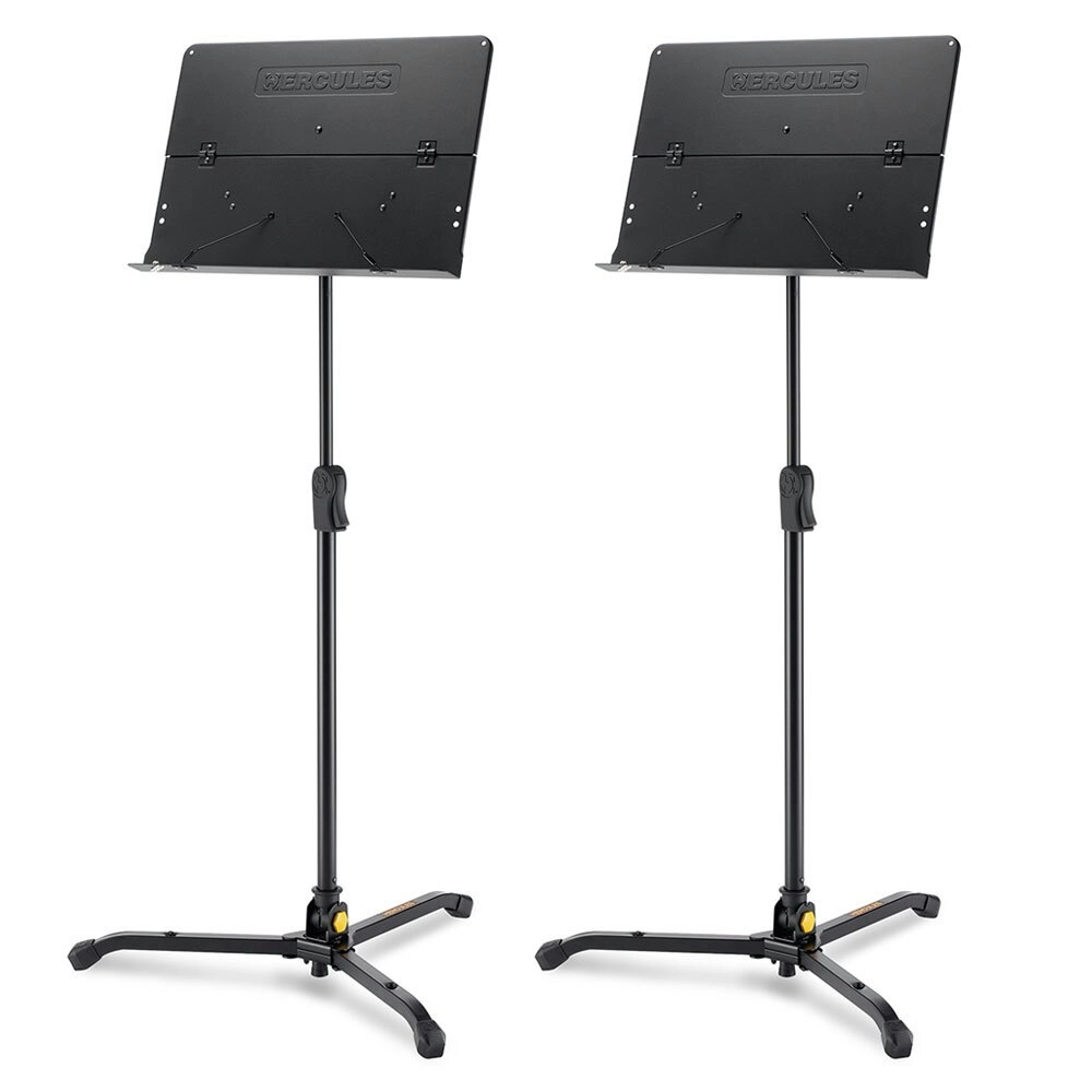 Hercules Tripod Orquestra Stand/Holder w/ Foldable Desk f/ Stage Music Sheet BLK