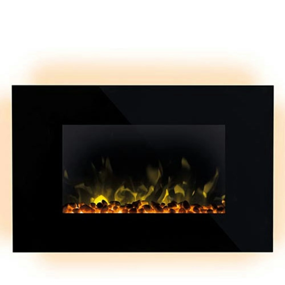 Dimplex 2000W Toluca Wall Electric Fireplace Heater w/Bluetooth Wireless Speaker