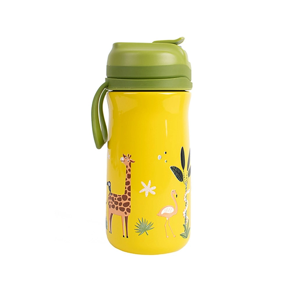 Ladelle 370ml Kids/Children Jungle Stainless Steel D/Wall Drinking Water Bottle