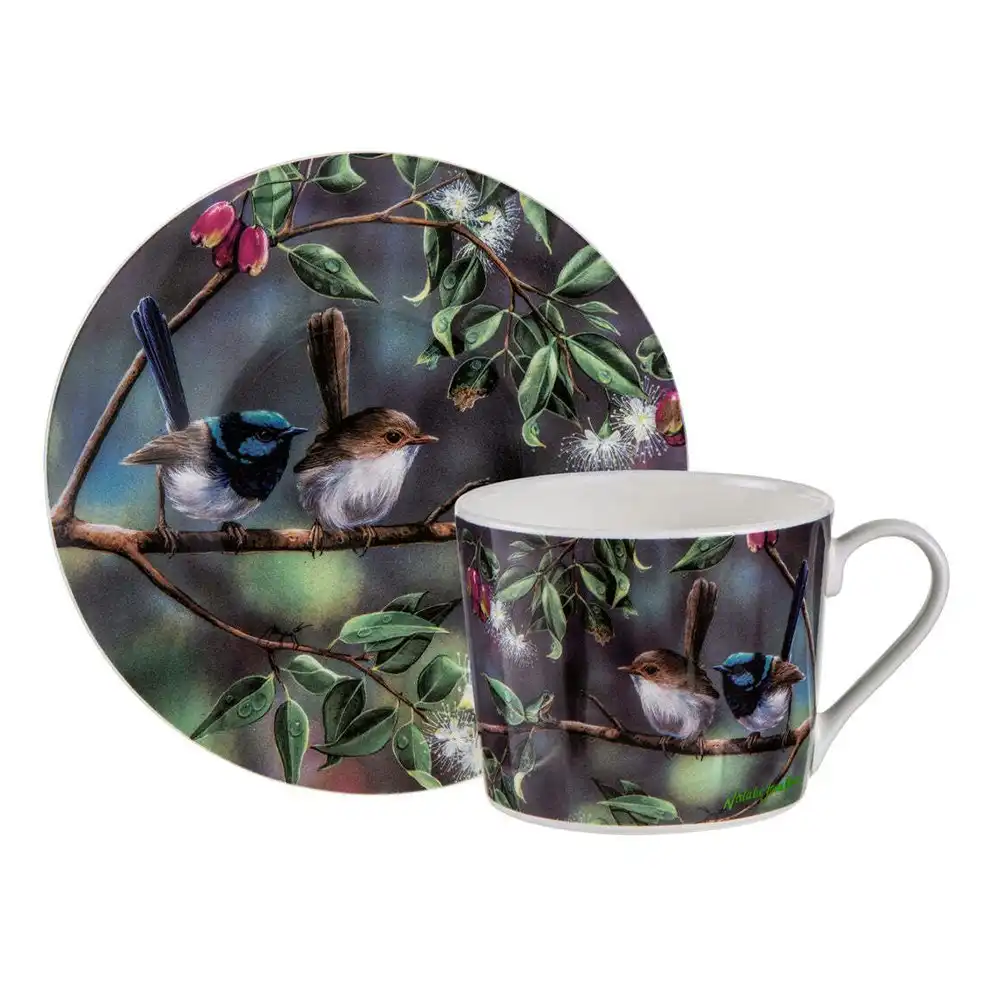Ashdene 250ml Australian Wren Pleasant Company Hot Tea Cup/Saucer Drinking Mug