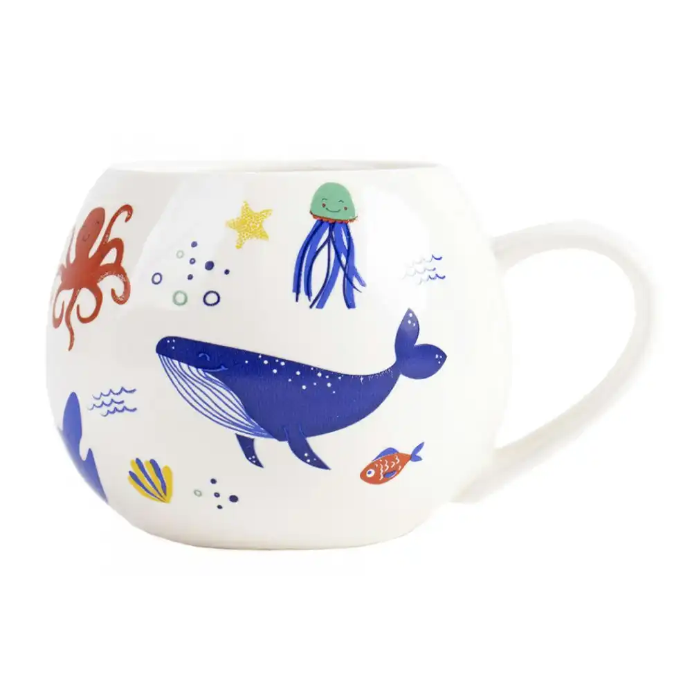 Ladelle Ocean Mini Hug Kids/Childrens Mug 160ml Porcelain Kitchen Drinking Cup
