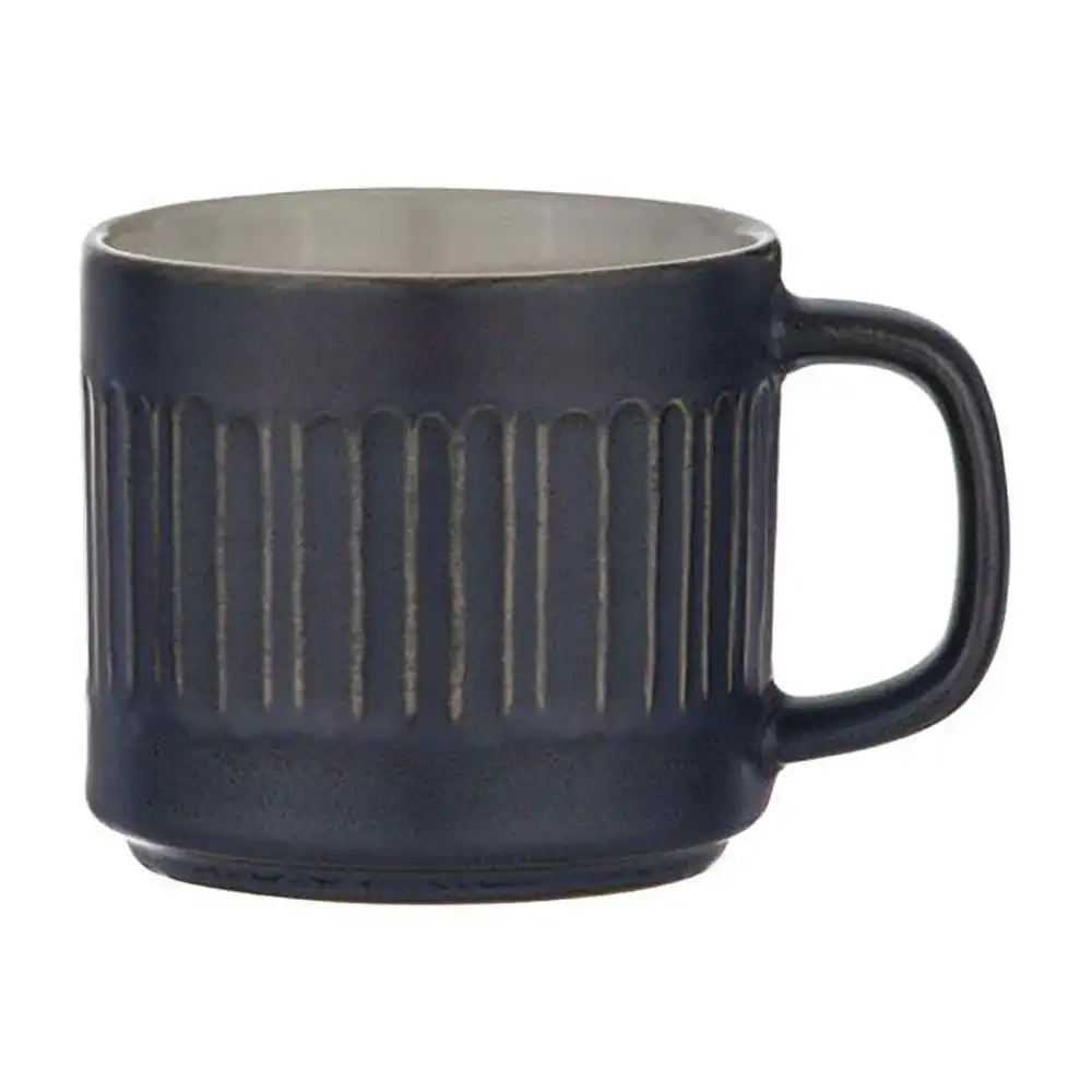 Ladelle 400ml Carve Denim Glazed Stoneware Drinking Mug/Cup Tea/Coffee Oven Safe
