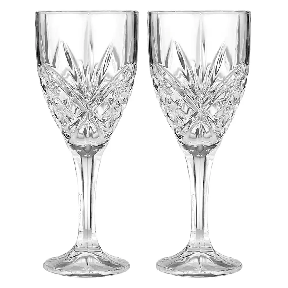 2pc Tempa Ophelia 280ml Wine Glass Water/Juice Drinking Glassware Cup Clear