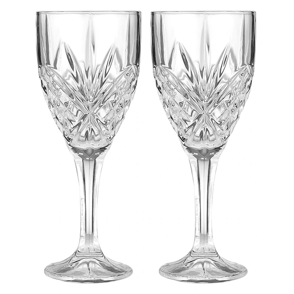 2pc Tempa Ophelia 280ml Wine Glass Water/Juice Drinking Glassware Cup Clear