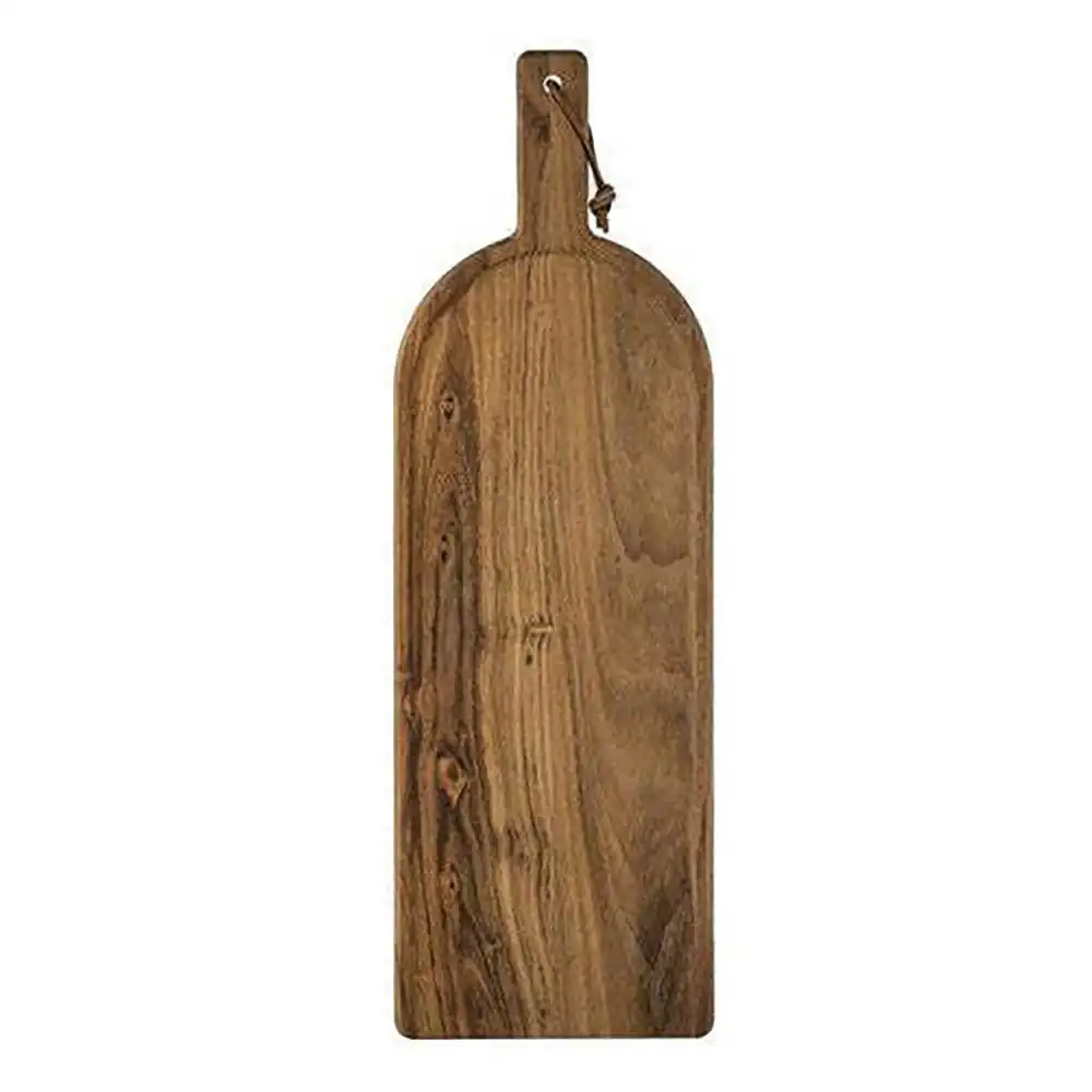 Ladelle Otway Long Teak Wood Medium 45cm Serving Tray Rectangular Board Brown