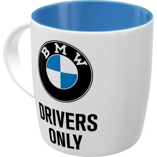 Nostalgic Art BMW Drivers Only 330ml Ceramic Mug Office Tea/Coffee Drink Cup