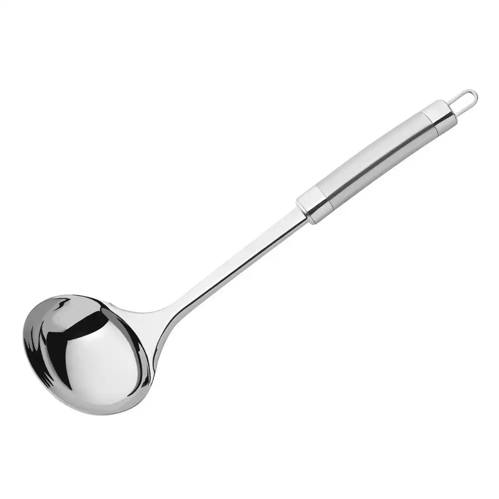 CS Kochsysteme 33cm Exquisite Stainless Steel Ladle Soup Spoon Spatula Utensil