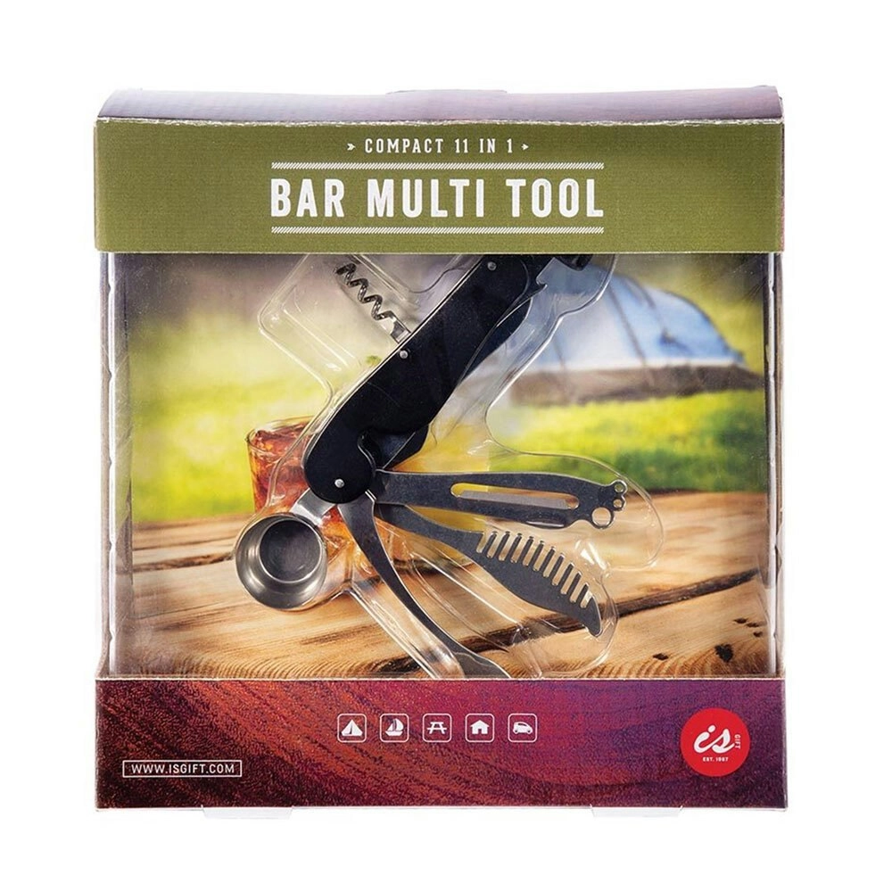 Isgift 11 Travel Bar/Cocktails/Drinks Maker Portable Multi Tool/Muddler/Opener