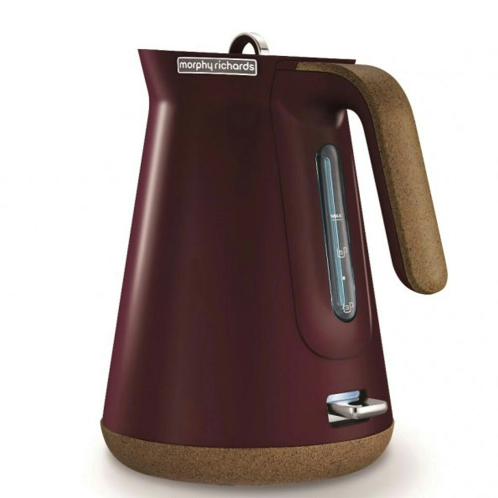 Morphy Richards Aspect 1.5L Cork Base Electric Cordless Kettle/Boiler Maroon