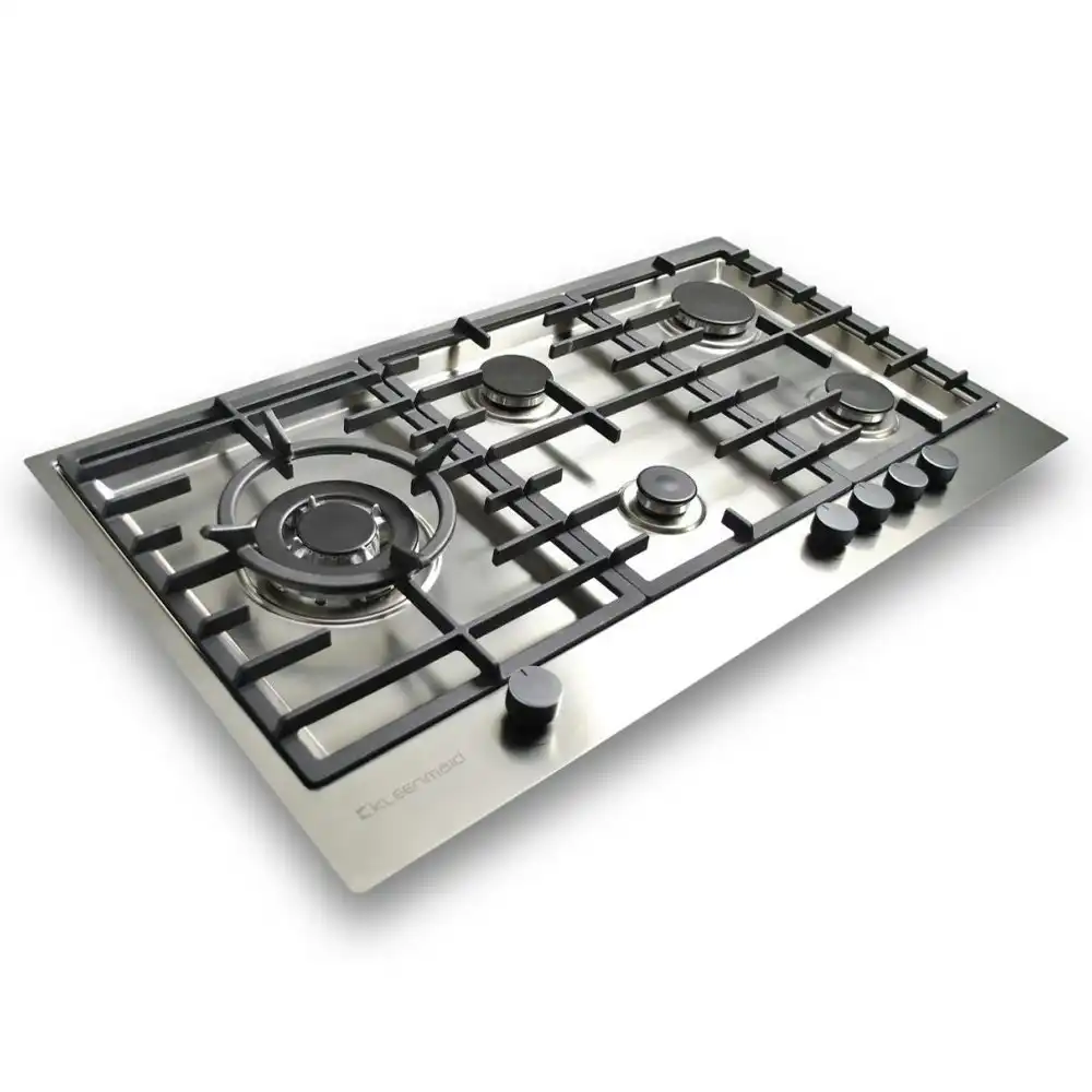 Kleenmaid Gas Surface Mount Built In Cooktop Stove/Cooktop Stainless Steel 90cm