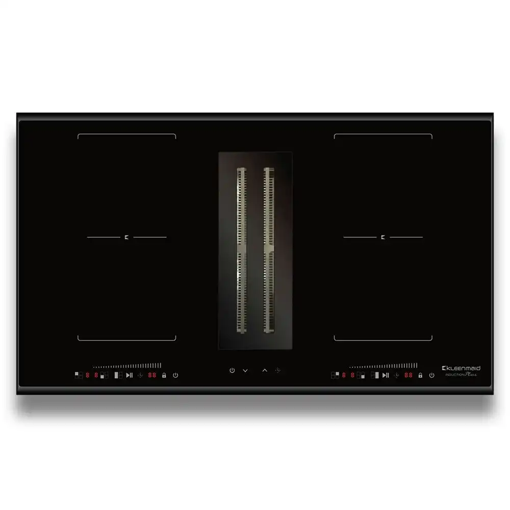 Kleenmaid Induction Electric Cooktop/Hood w/Integrated Down Draft Extractor 90cm