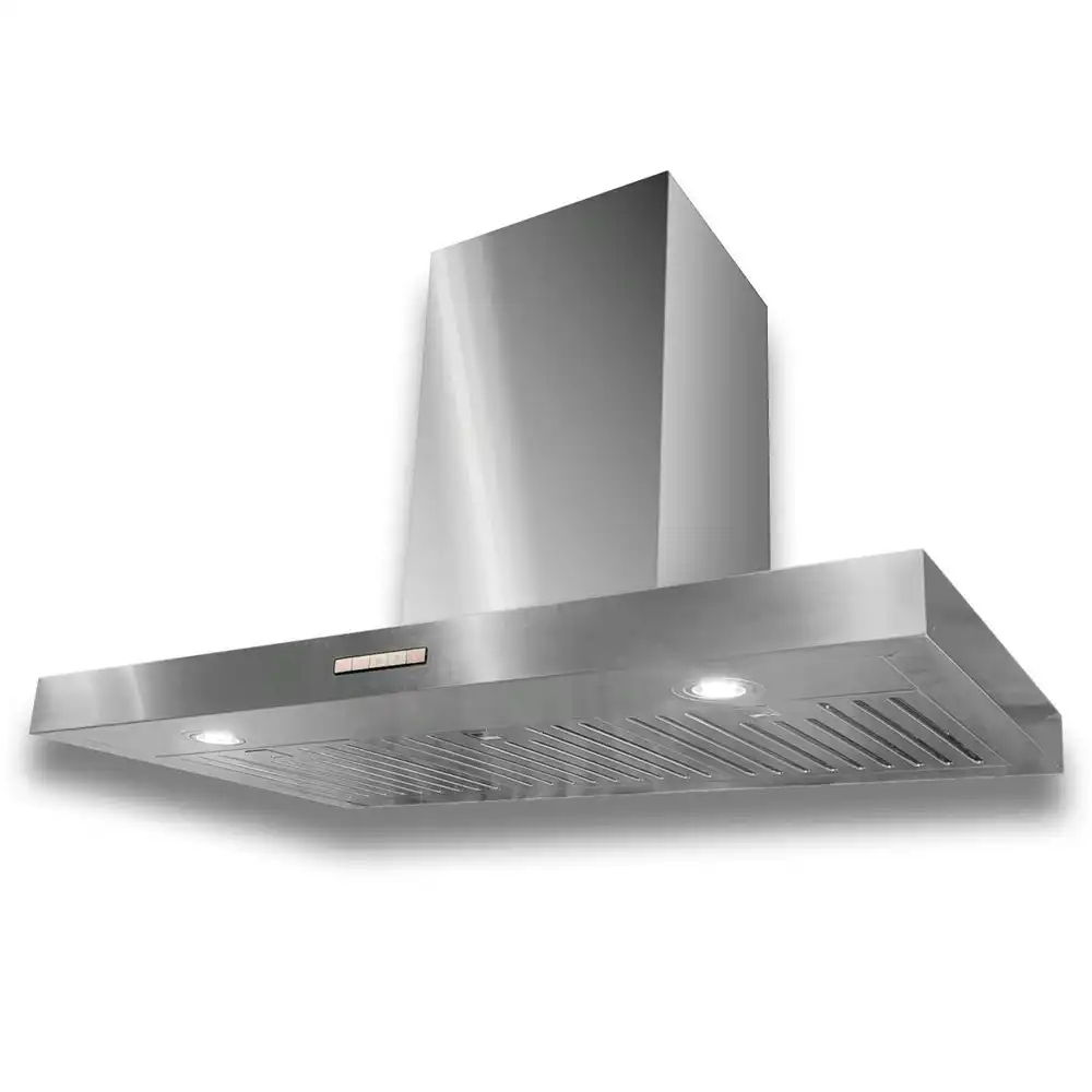 Kleenmaid 600m3/h Wall Mounted Canopy Stainless Steel Kitchen Rangehood 90cm