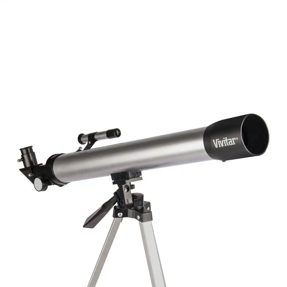 Vivitar Astronomical/Terrestrial Refractor Telescope w/Zoom Lens 120x 60x/Tripod