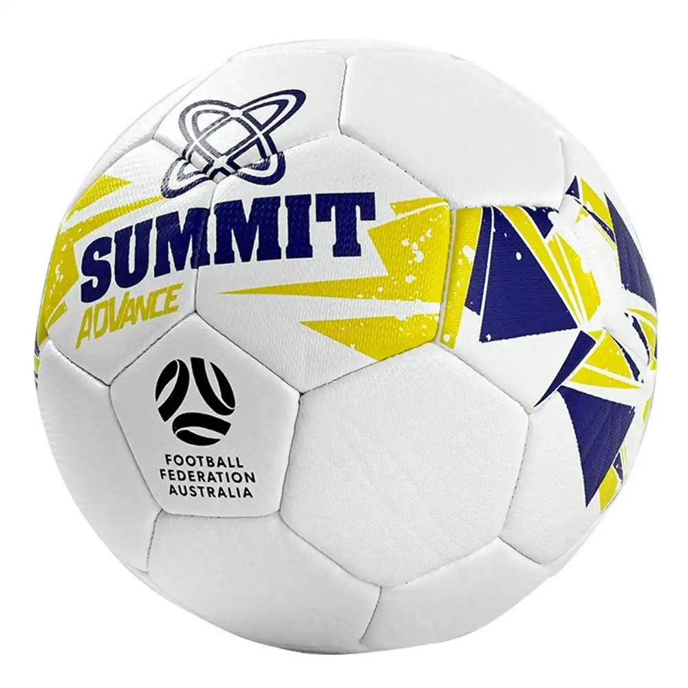 Summit Ball FFA Advance Trainer 2.0 Size 5 Soccer Sports Indoor/Outdoor White