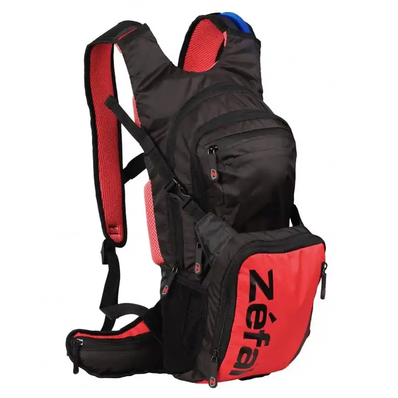 Zefal Z Hydro Enduro Cycling Bag Backpack w/ 3L Hydration Water Pack Red/Black