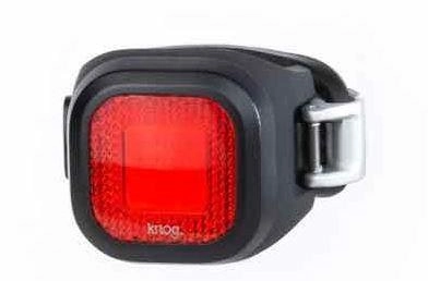 Knog Blinder Mini Chippy 4cm Rechargeable Rear Bike Red Light 11LM LED f/Bicycle