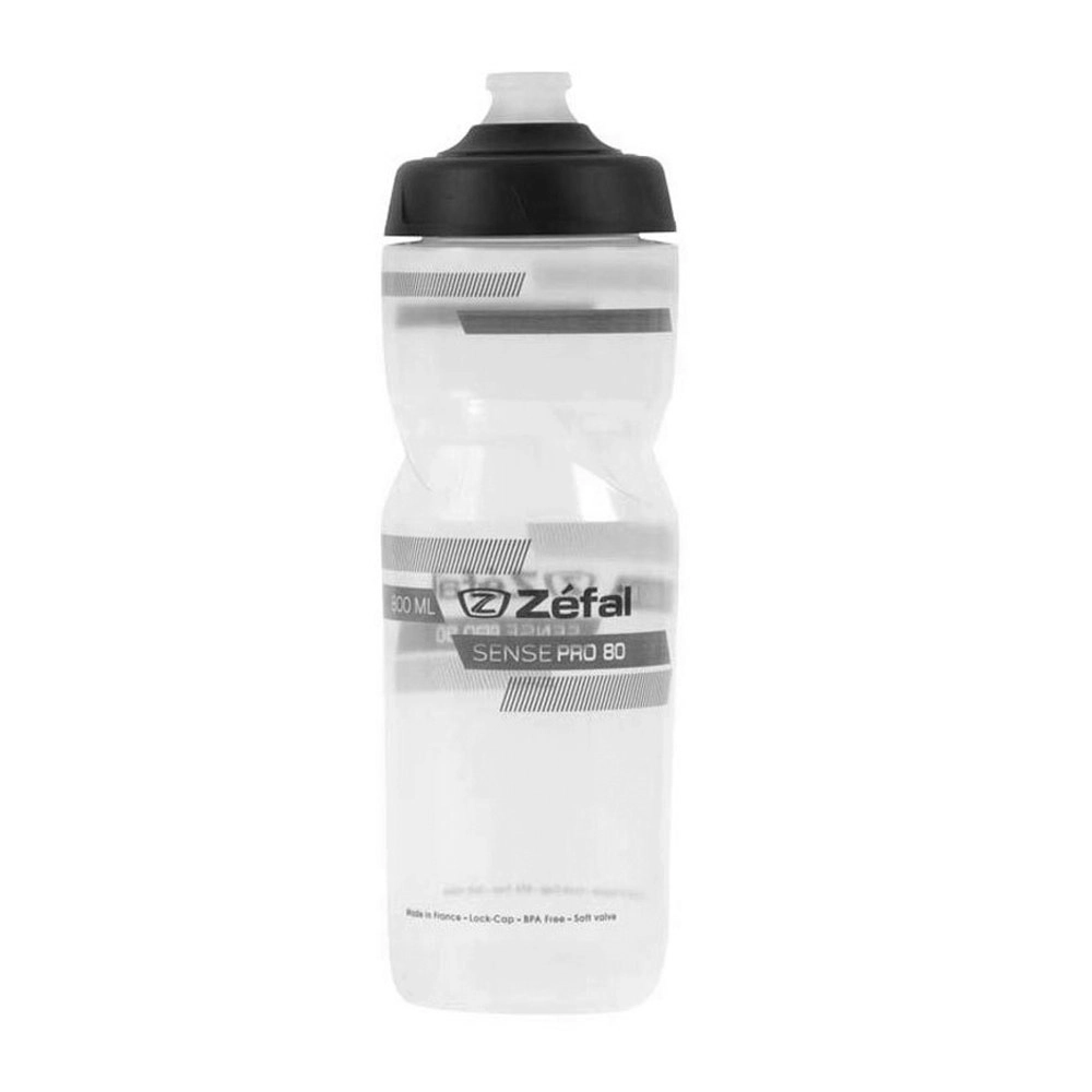 Zefal Sense Pro 80 Sports/Cycling 800ml Water Bottle Drink Container Translucent