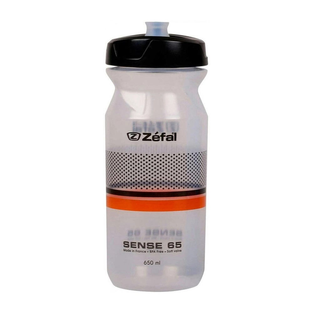 Zefal Sense M65 650ml Water Bottle Sports Cycling Flask Container Translucent