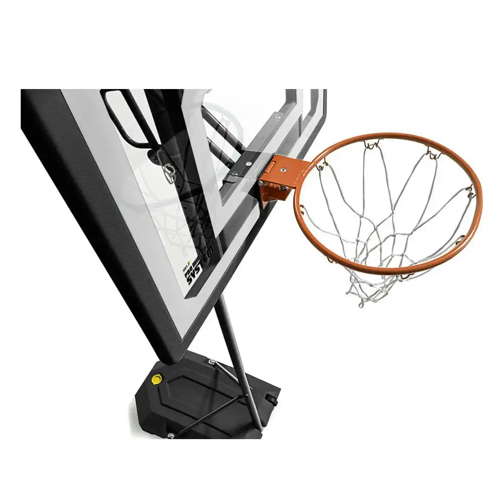 SKLZ Adjustable Pro Mini 2.13m Basketball Kids Outdoor Hoop Ring System w/ Ball