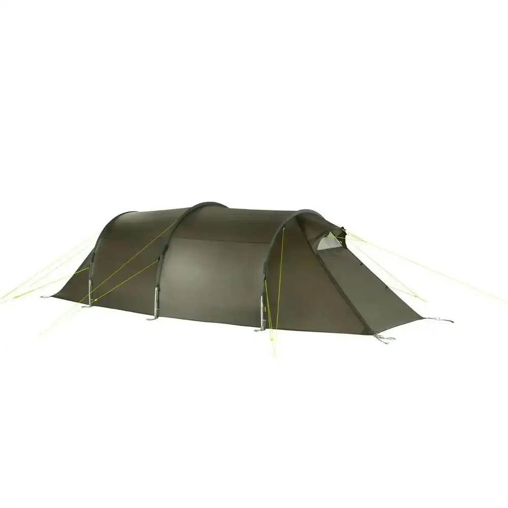 Tatonka 430x155x110cm Rokua 2 Person Tunnel Tent Camping/Travel Stone Grey Olive